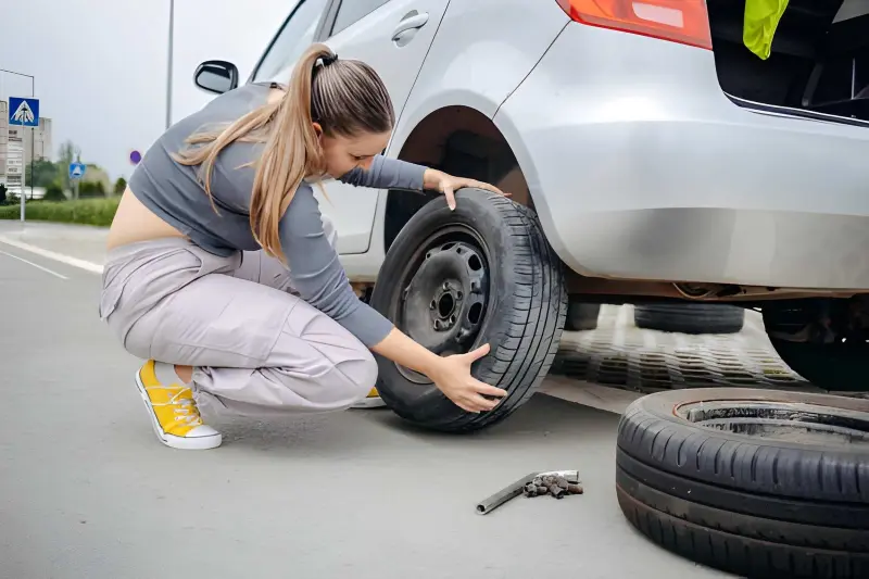 Slow Puncture tyre Waning Sign Birmingham